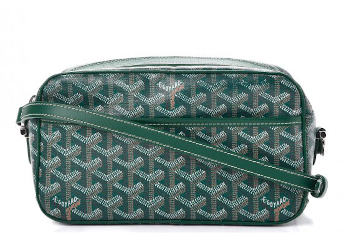 Goyard Cap Vert Crossbody Goyardine Green