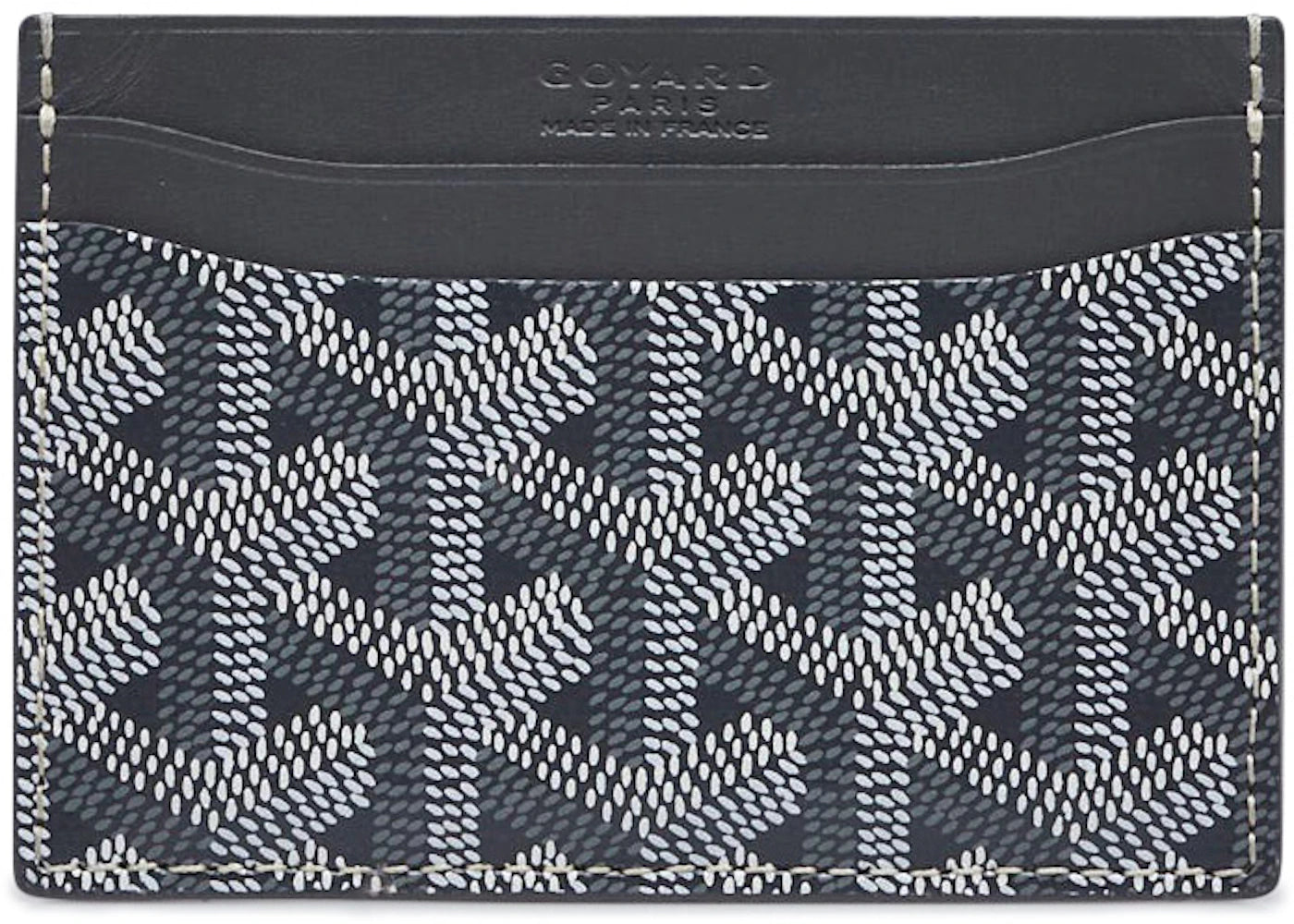 Goyard Card Holder Goyardine Grey