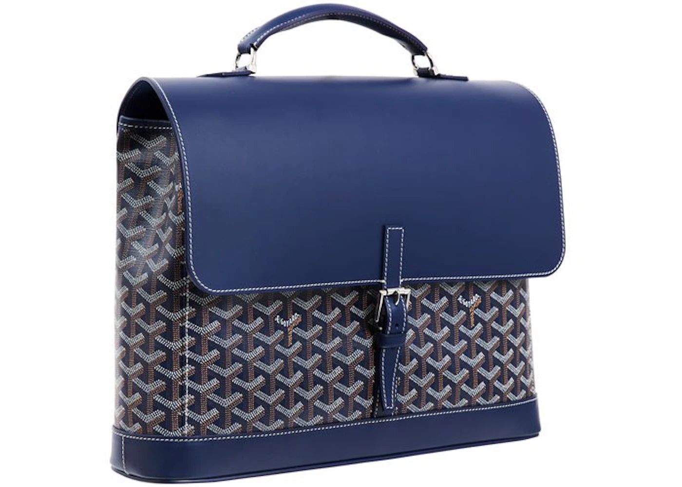 Goyard Citadin Messenger Bag Goyardine Navy