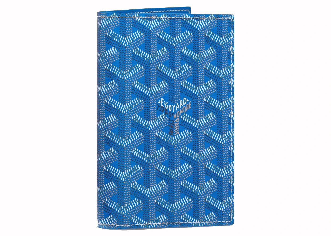 Goyard Grenelle Passport Cover Sky Blue