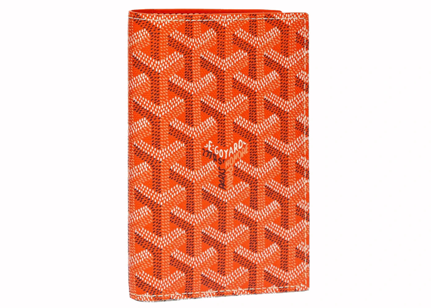 Goyard Grenelle Passport Cover Orange