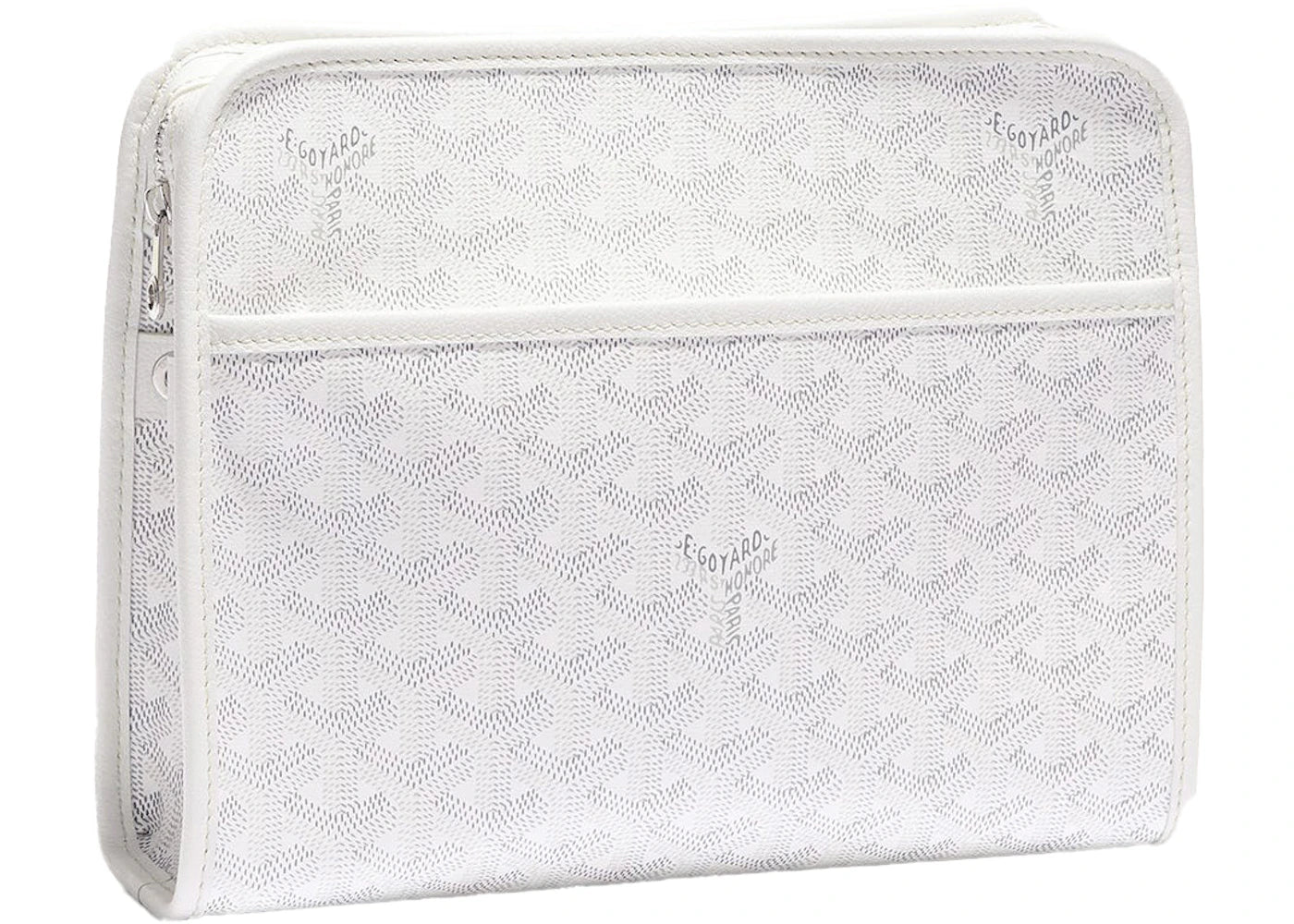 Goyard Jouvence Toiletry Bag MM White