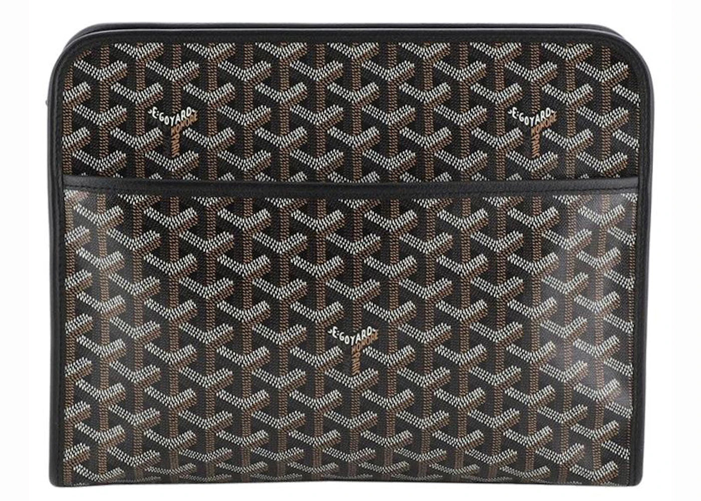 Goyard Jouvence Toiletry Pouch Goyardine GM Black