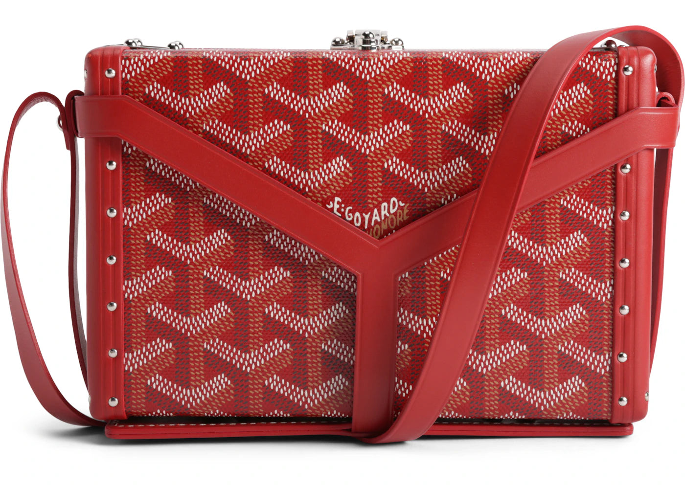 Goyard Minaudiere Goyardine Red