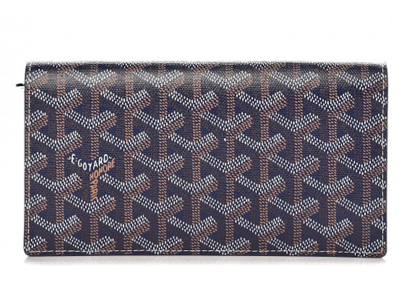 Goyard Richelieu Wallet Goyardine Navy