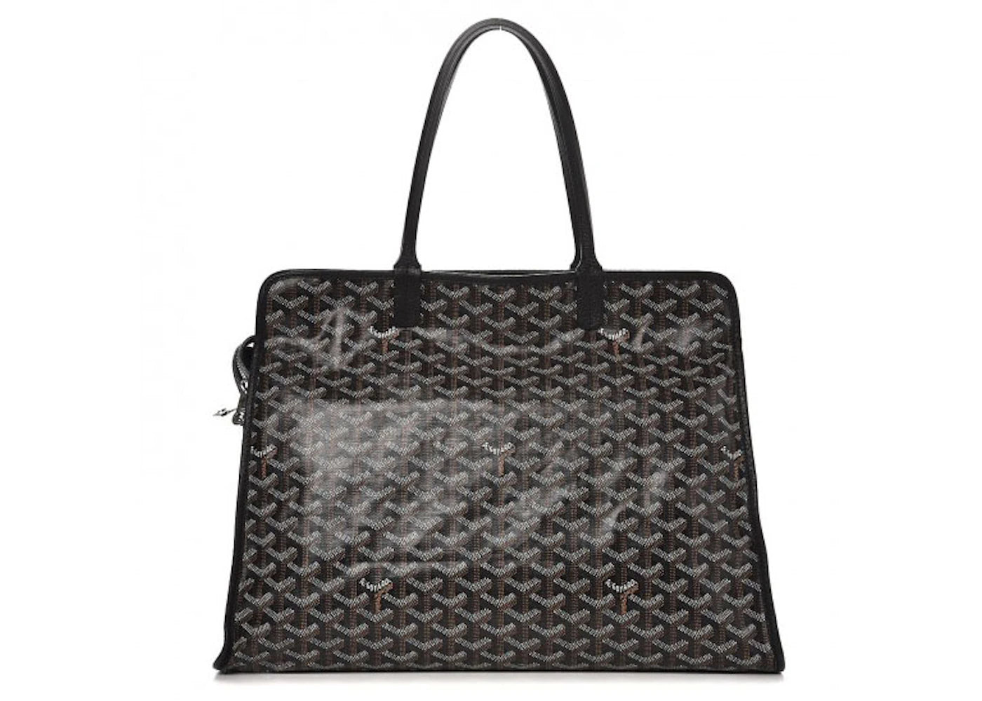 Goyard Sac Hardy Pet Carrier Goyardine PM Black