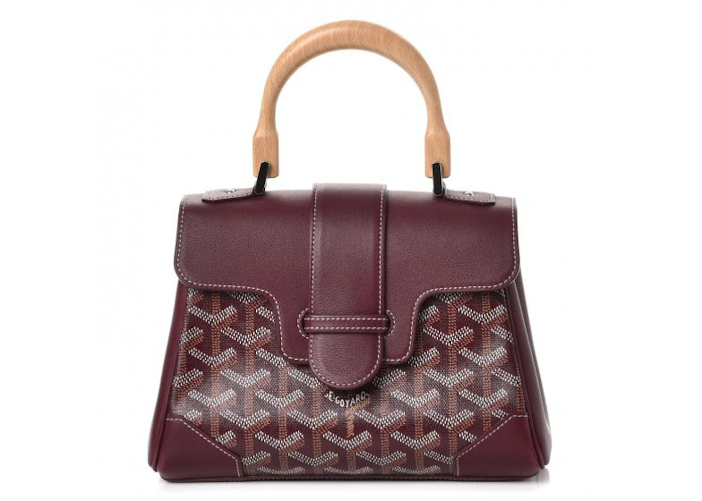 Goyard Saigon Goyardine Mini Burgundy