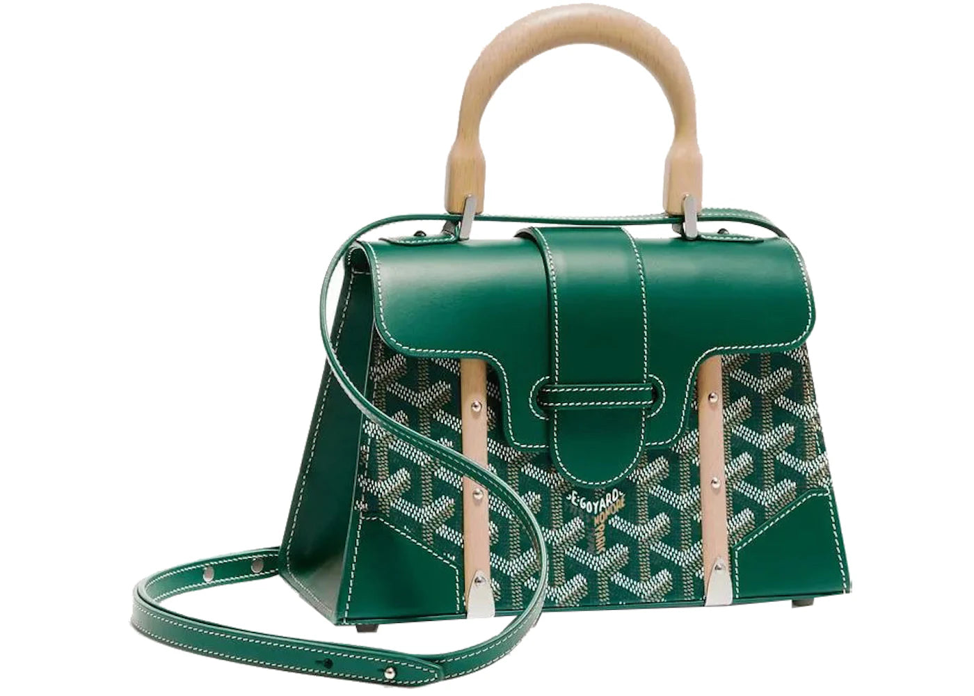 Goyard Saigon Structure Mini Bag Green