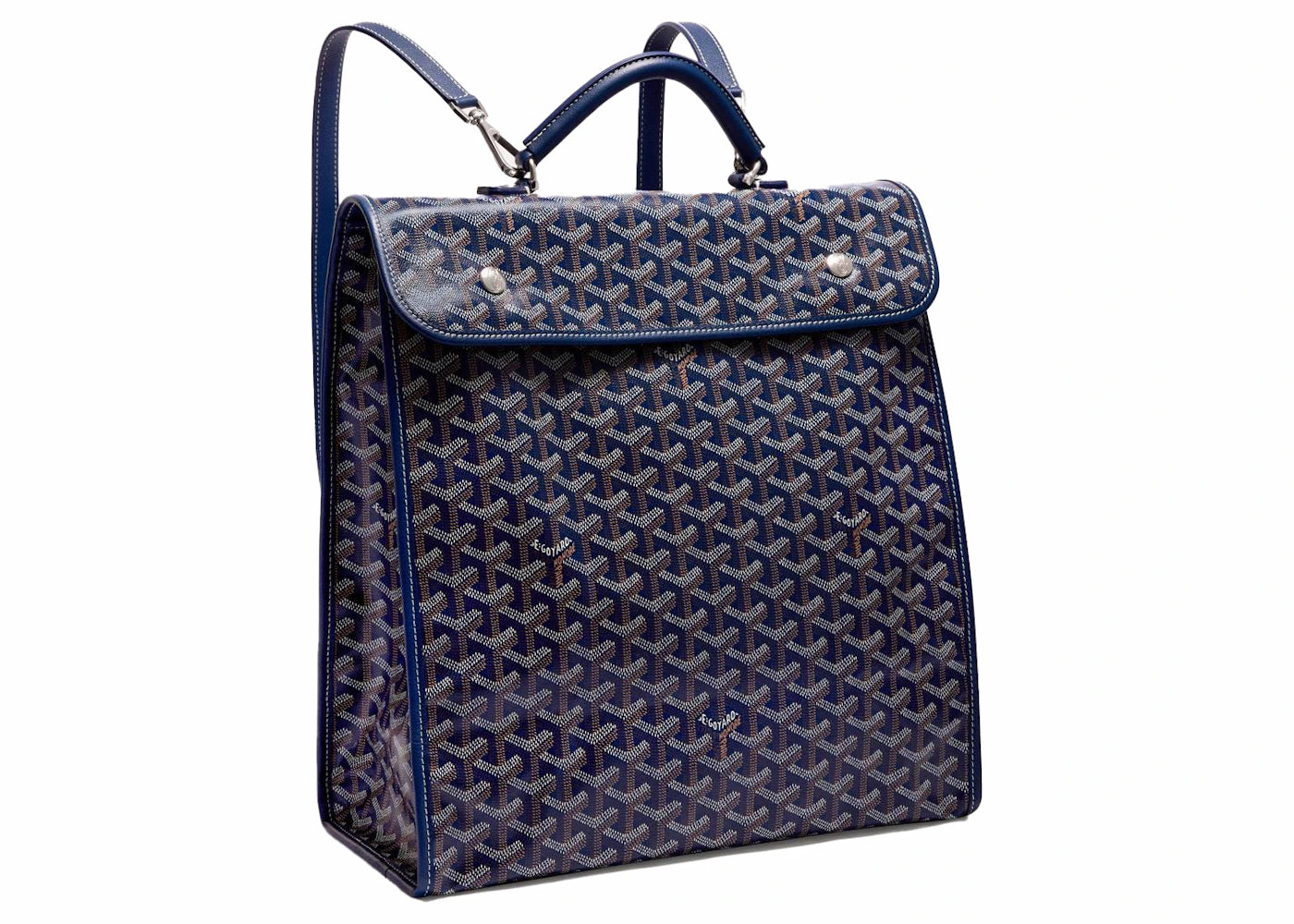 Goyard Saint Léger Backpack Navy Blue