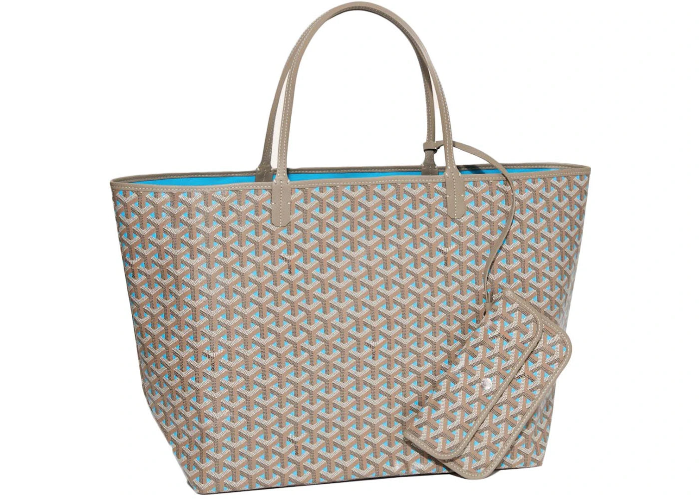 Goyard Saint Louis Claire-Voie GM Bag Turquoise