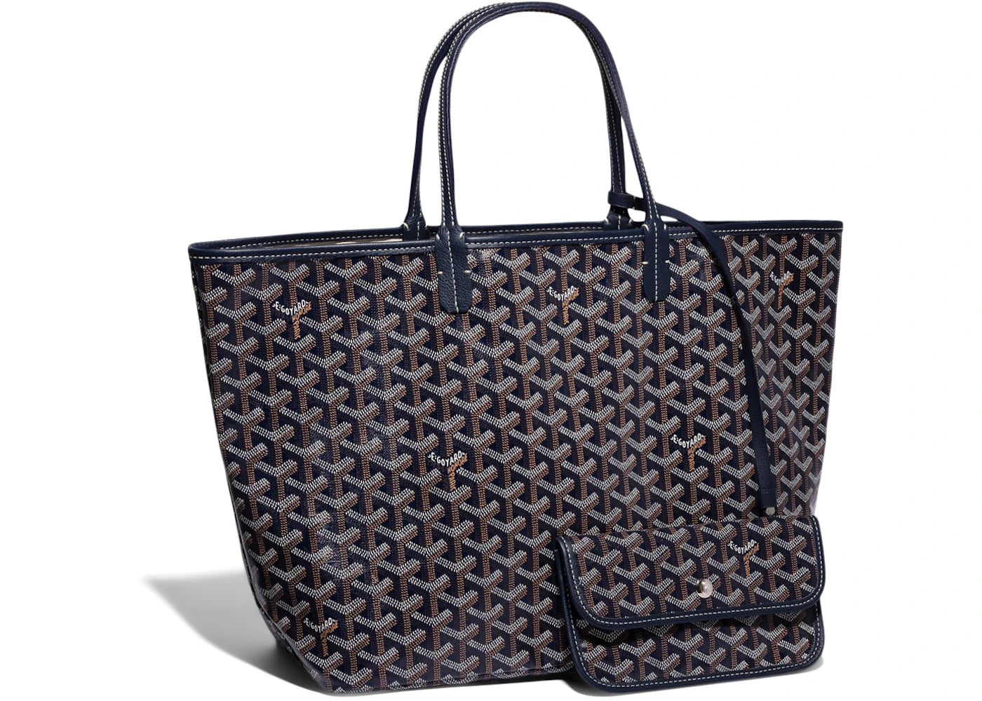 Goyard Saint Louis Tote PM Navy Blue