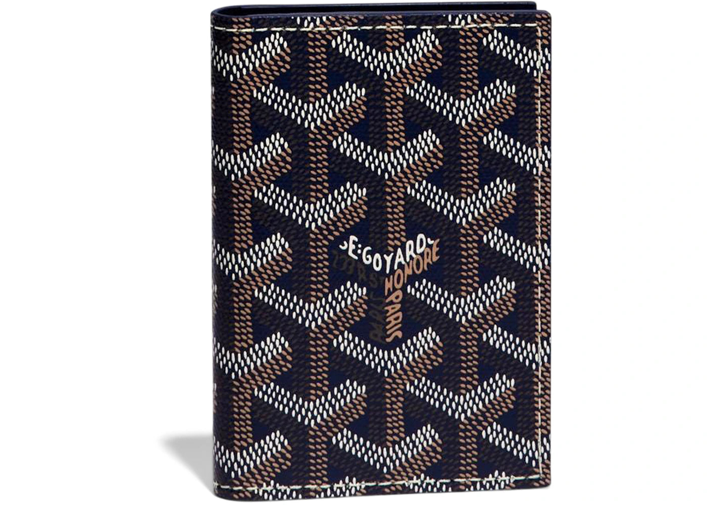 Goyard Saint Marc Card Holder Navy Blue