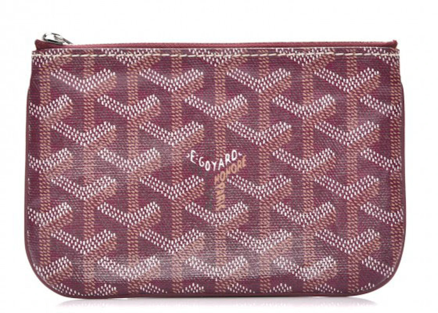 Goyard Senat Pouch Goyardine Mini Burgundy