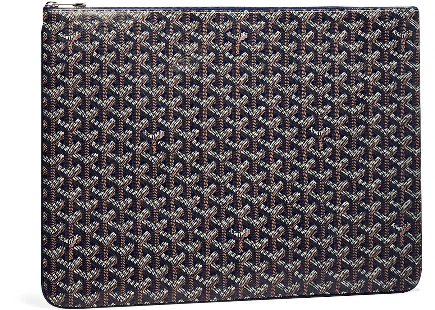 Goyard Senat Pouch GM Navy Blue