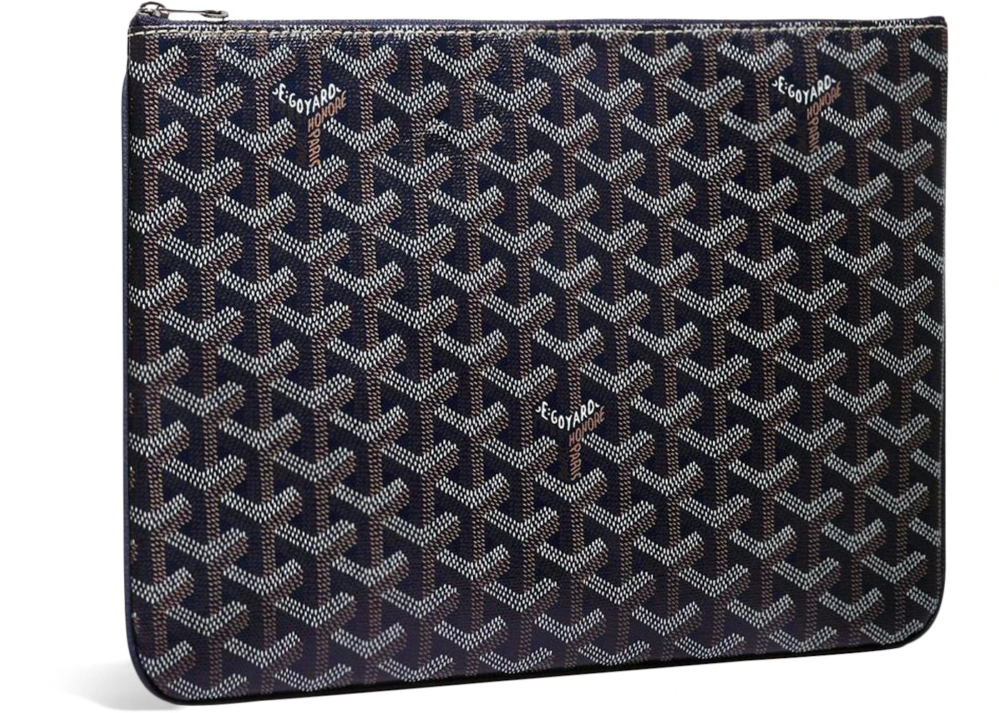 Goyard Senat Pouch MM Navy Blue