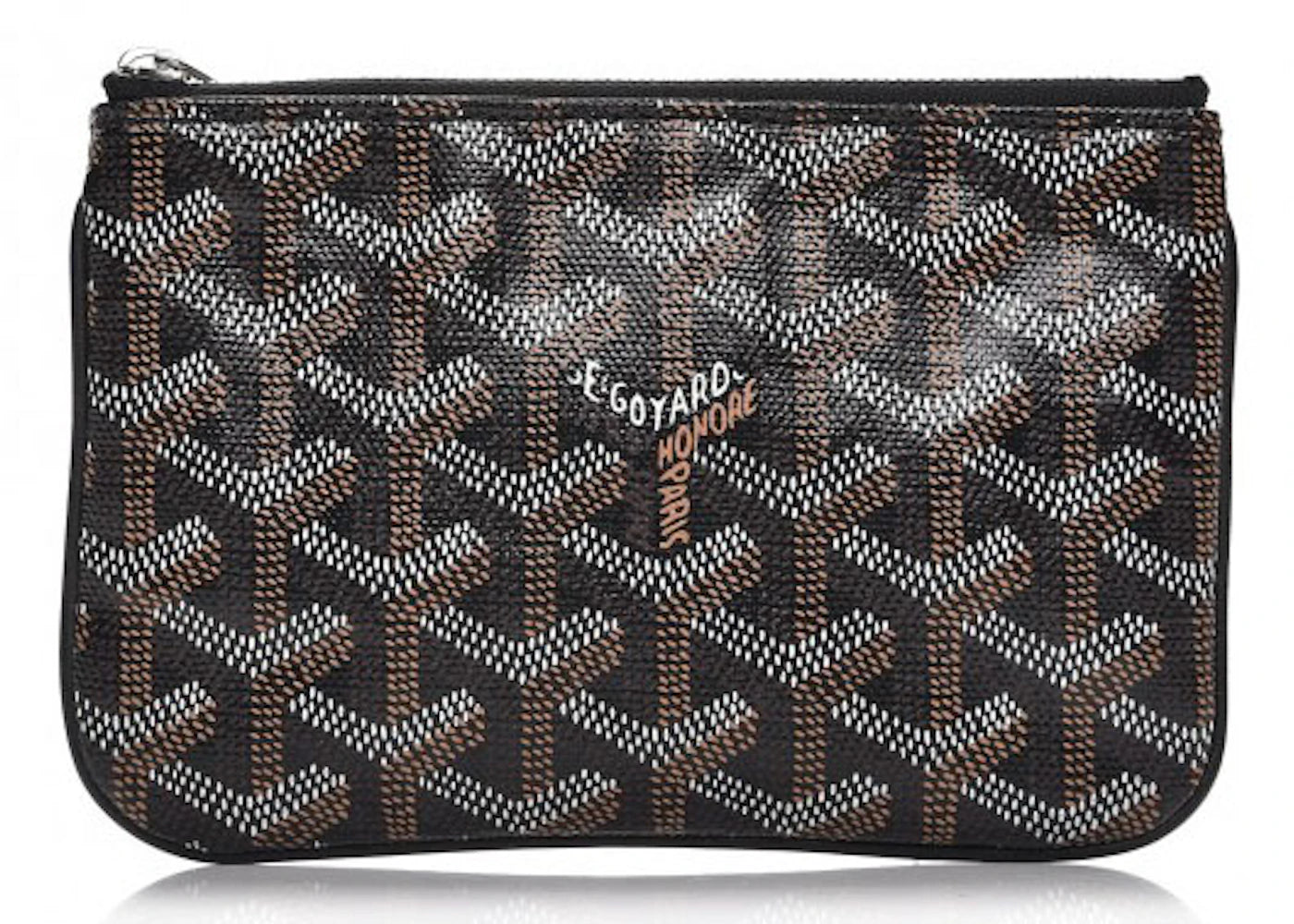 Goyard Senat Pouch Goyardine Mini Black