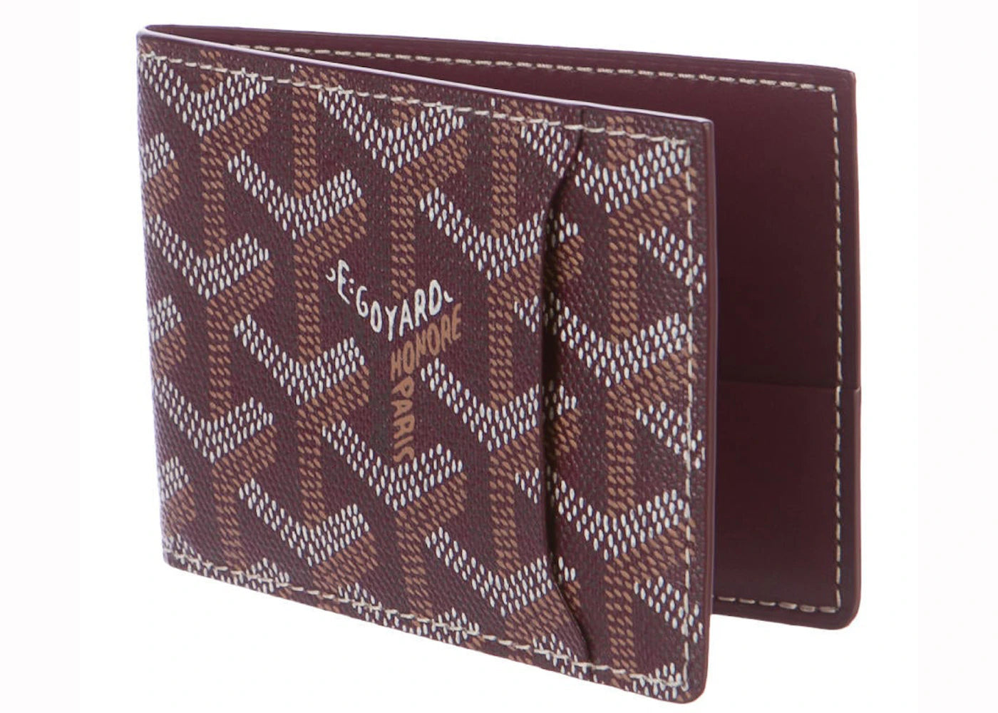 Goyard Victoire Slot Wallet Companion Goyardine Burgundy