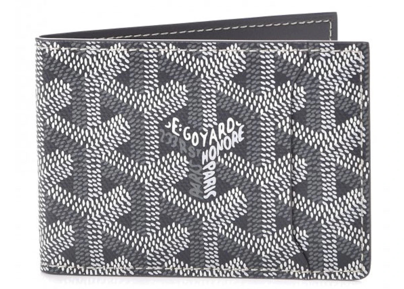 Goyard Slot Wallet Victoire Companion Goyardine Grey