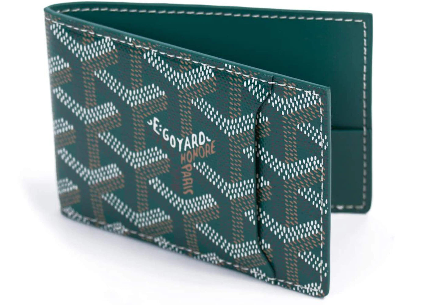 Goyard Slot Wallet Victoire Companion Goyardine Green