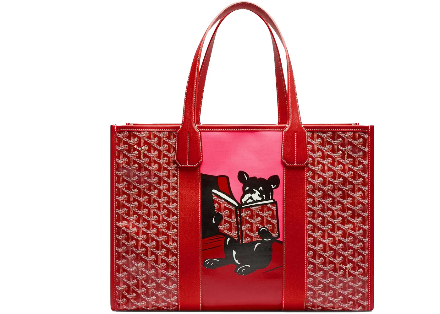 Goyard Villette Tote Bag MM Red