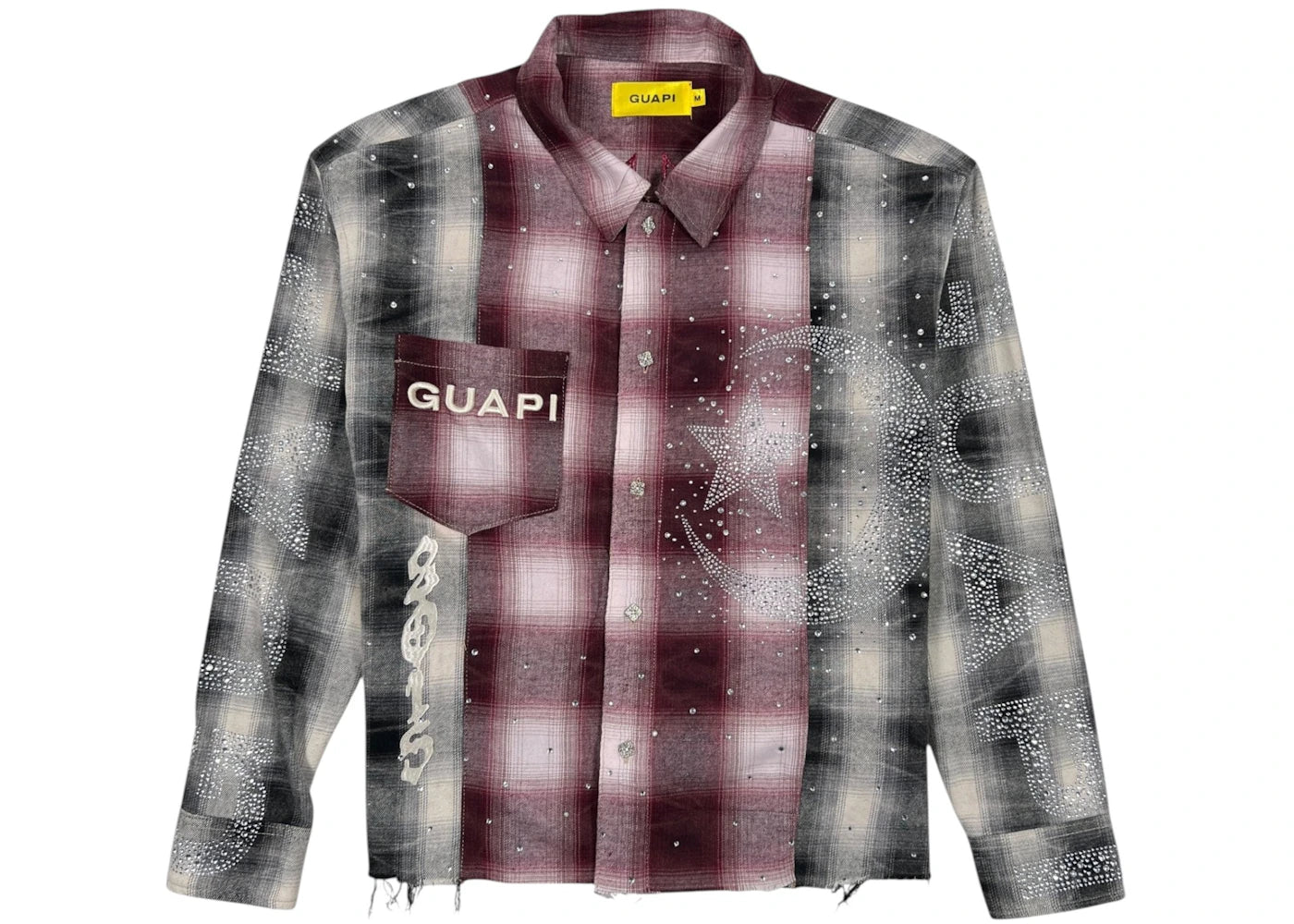 Guapi Crescent Flannel Shirt Ruby
