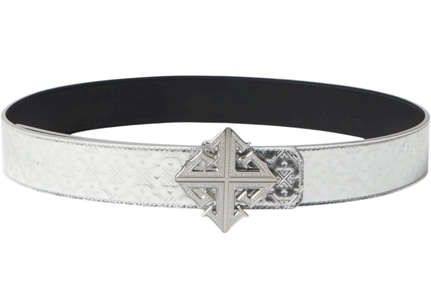 Guapi Leather Belt Chrome