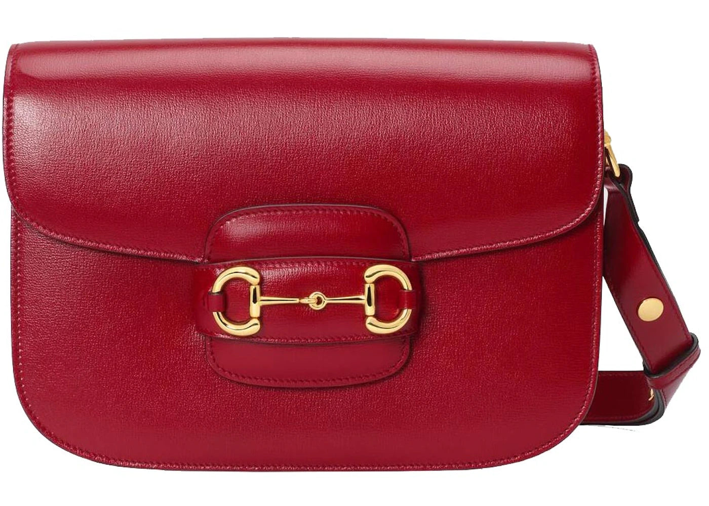 Gucci 1955 Horsebit Shoulder Bag Small Red