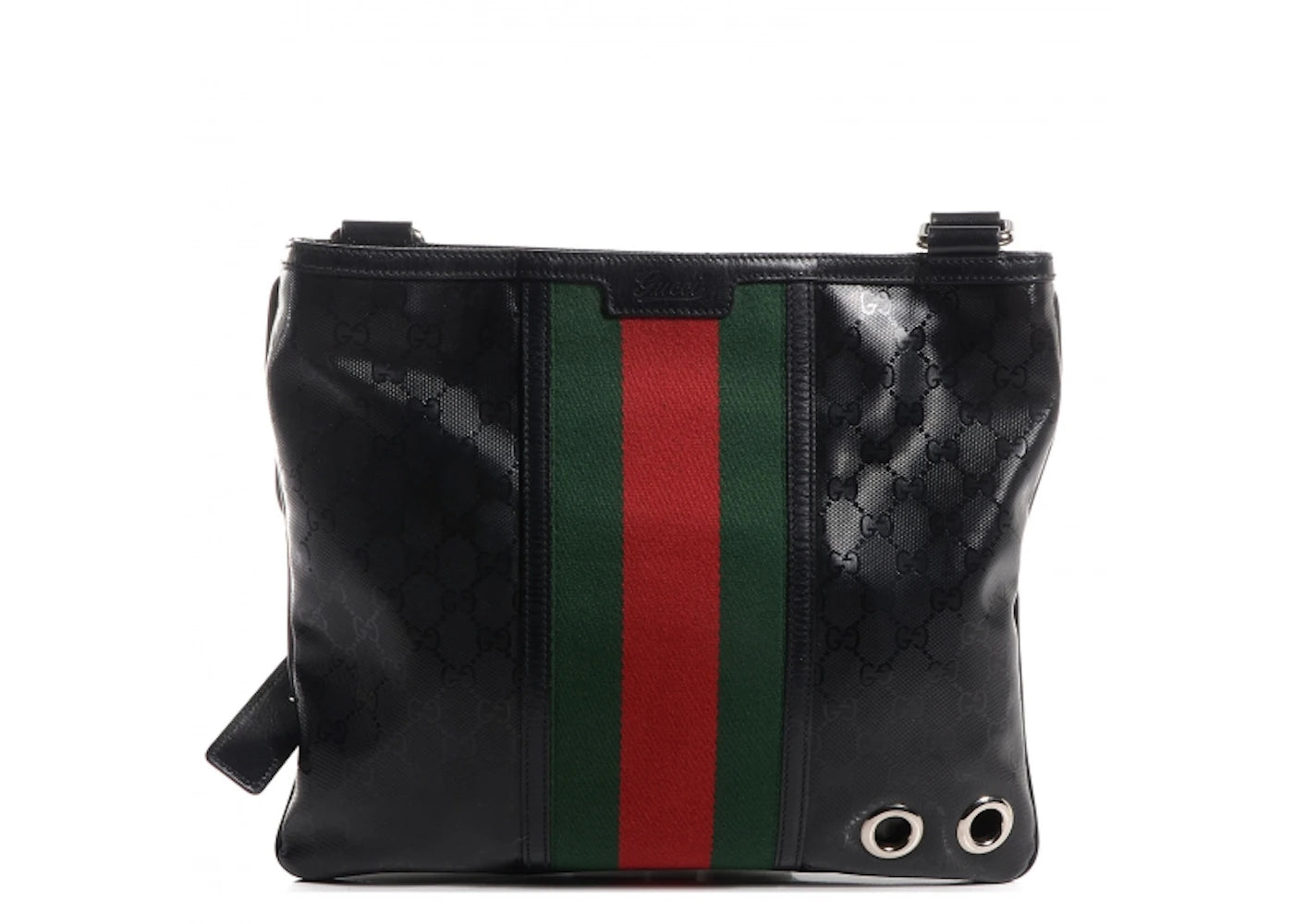 Gucci 500 Messenger Imprime Web Medium Black