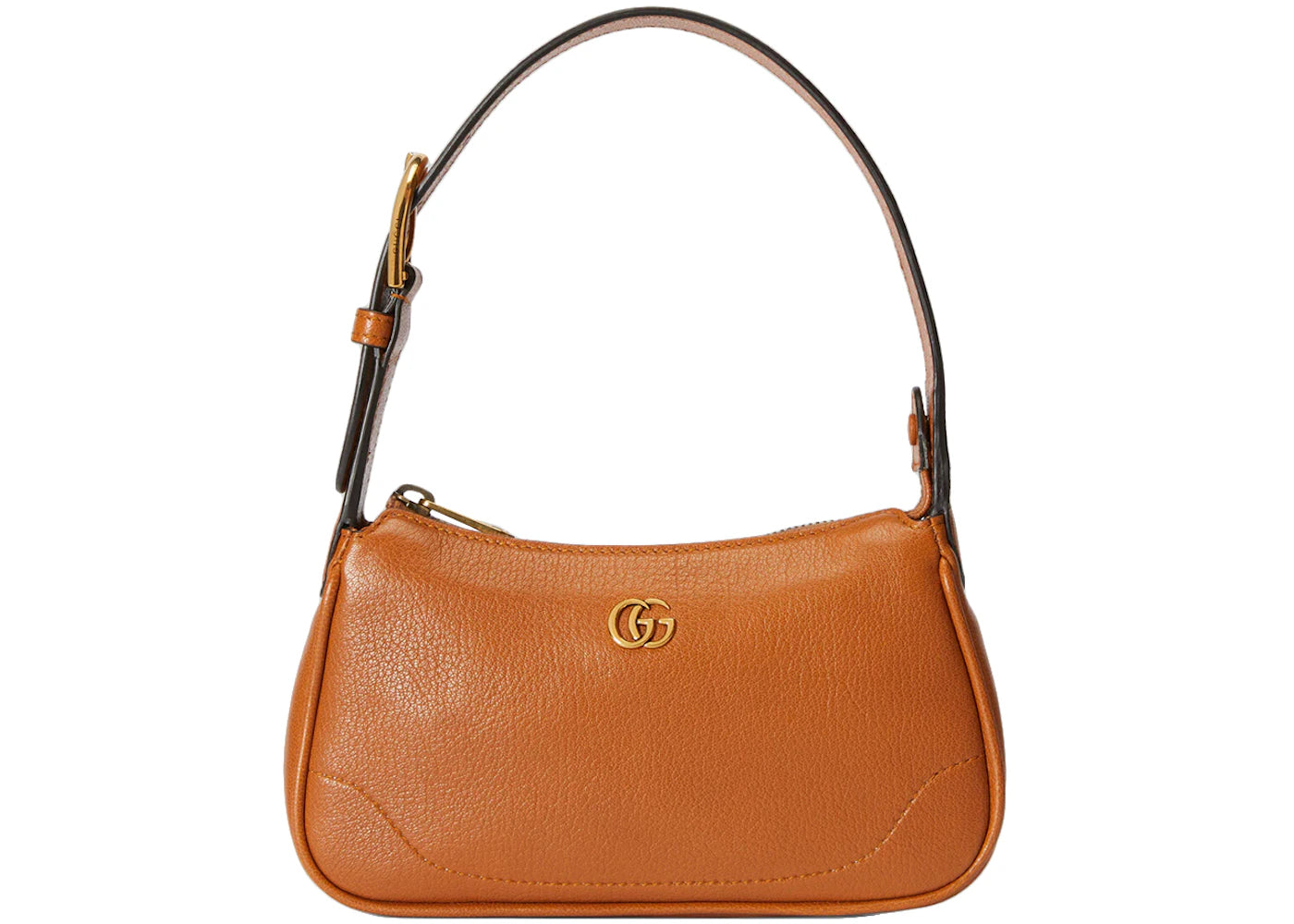 Gucci Aphrodite Mini Shoulder Bag With Double G Brown