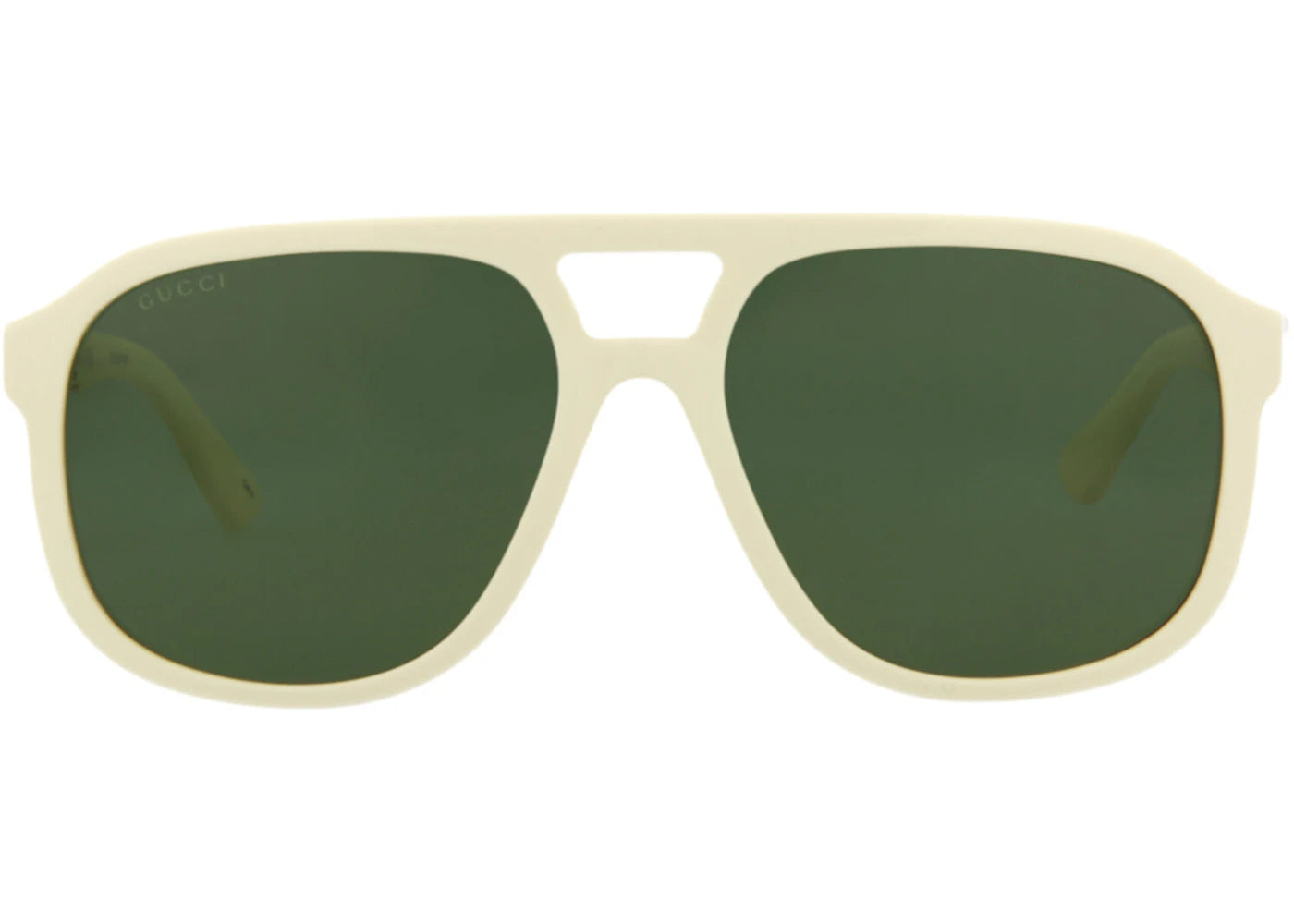 Gucci Aviator-Style Acetate Sunglasses Ivory Ivory Green (GG1188S-30013436-005)