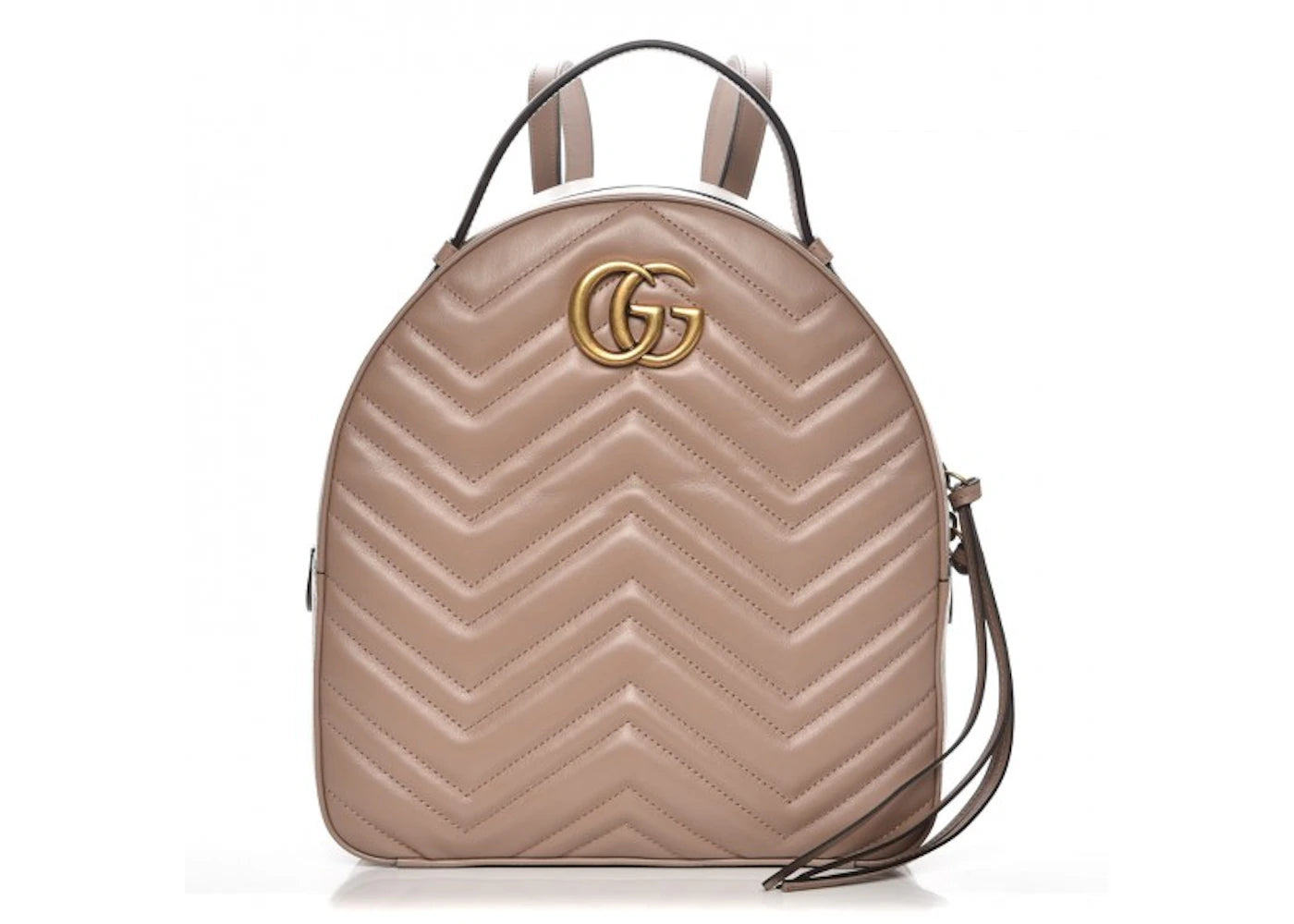 Gucci GG Marmont Backpack Matelasse Dusty Pink