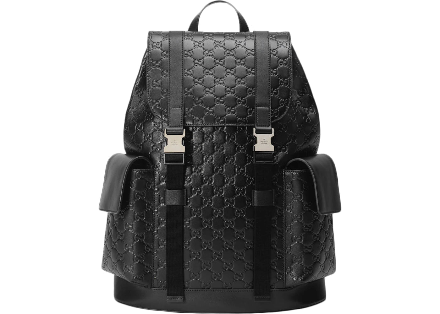 Gucci Signature Backpack Monogram GG Debossed Black