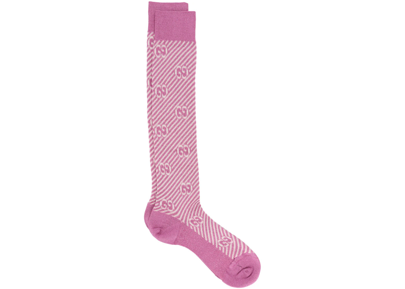 Gucci Bardiall Metallic Socks Pink