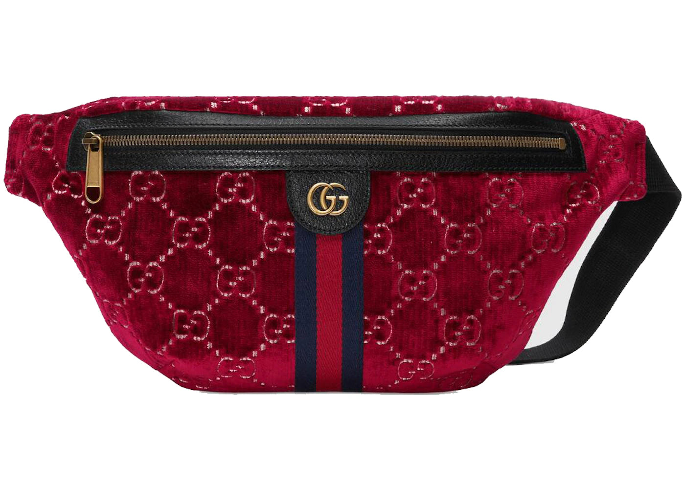 Gucci Belt Bag GG Velvet Red