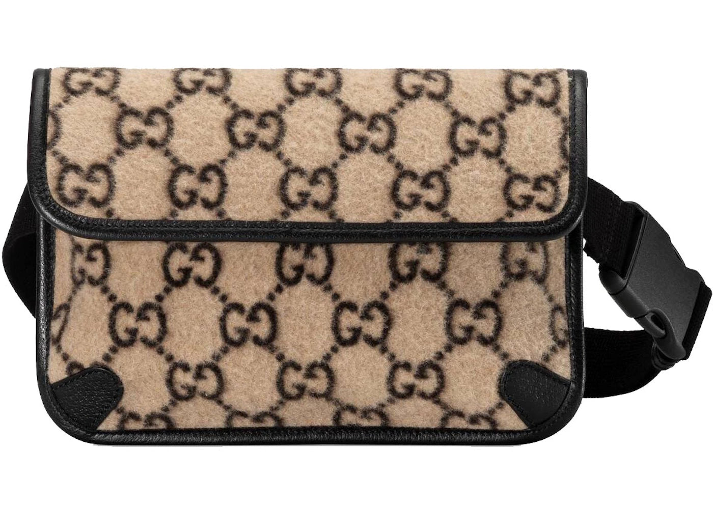 Gucci Belt Bag GG Wool Beige/Ebony