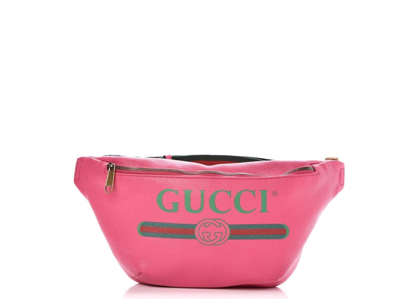 Gucci Belt Bag Gucci Print Grained Pink