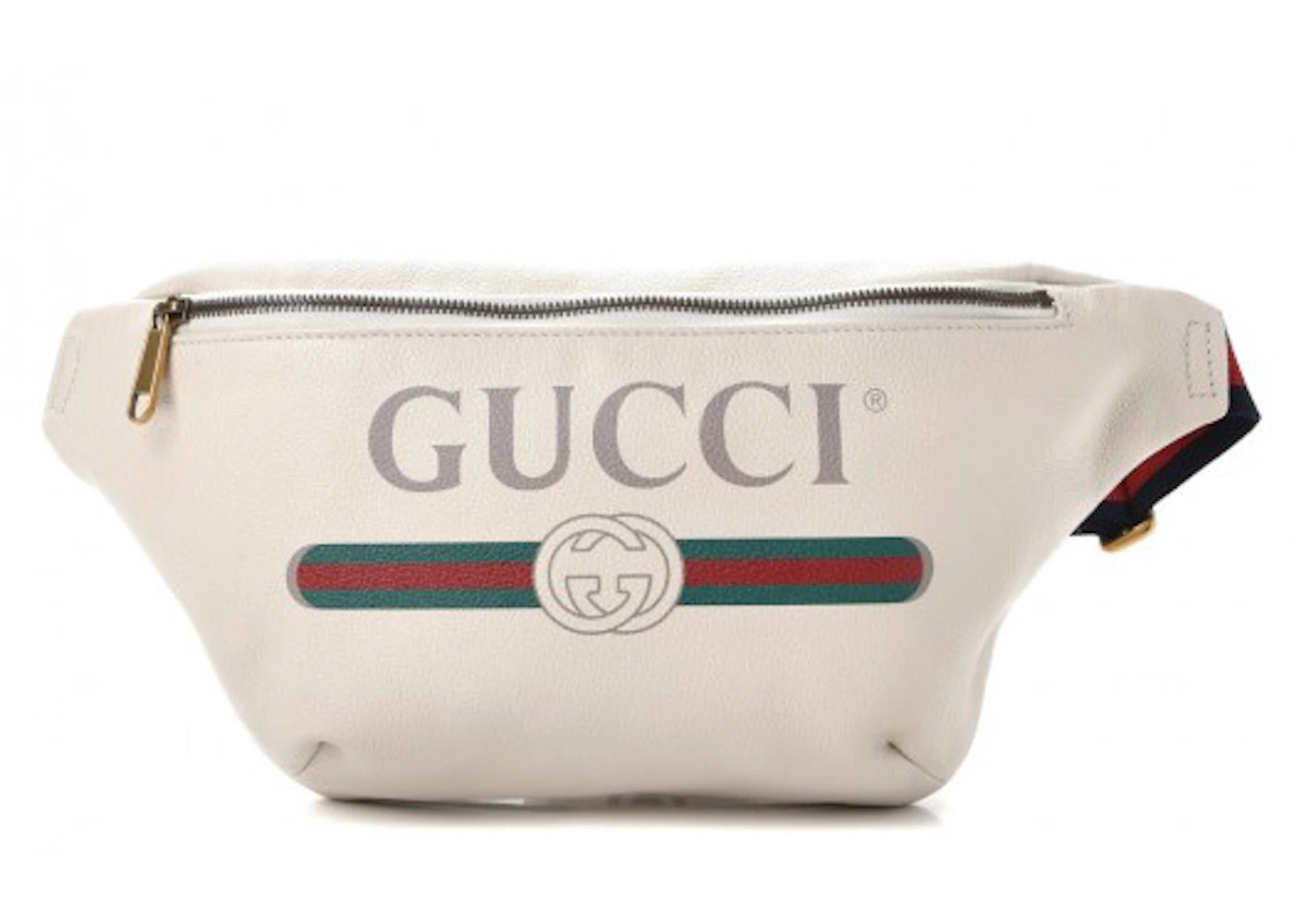 Gucci Belt Bag Gucci Print Grained White