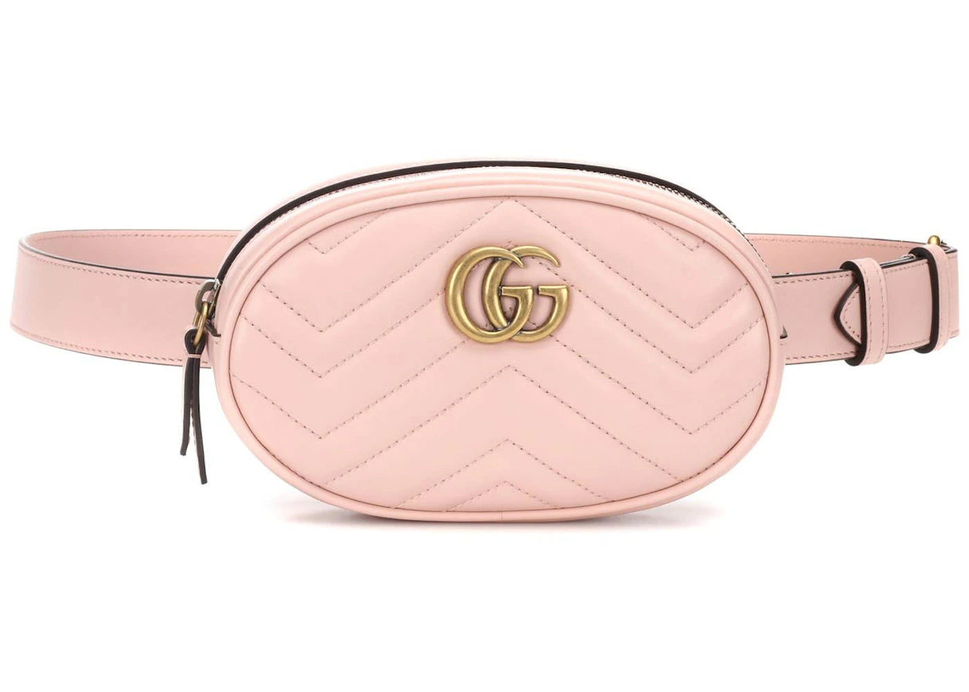 Gucci GG Marmont Belt Bag Matelasse Rosa
