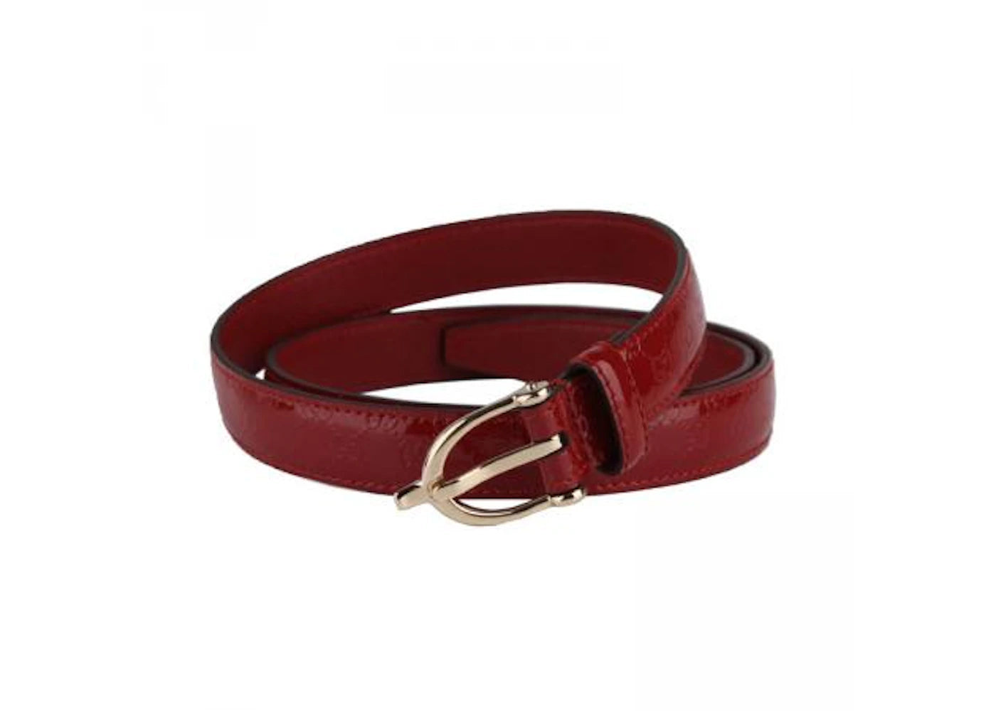 Gucci Belt Crocodile Red