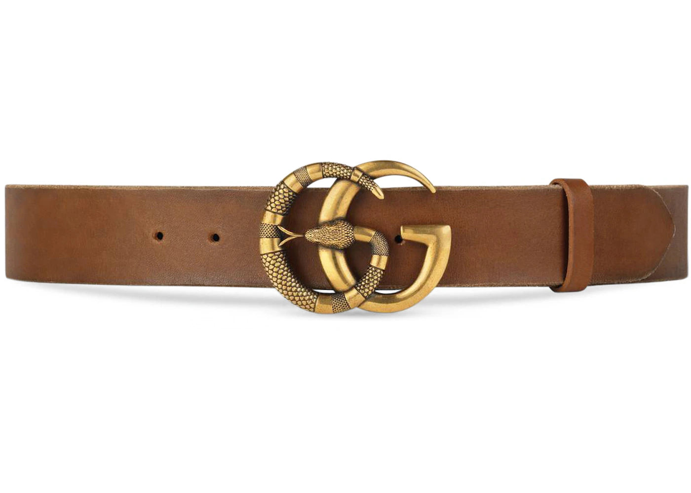 Gucci Belt Double G Buckle with Snake Cuir