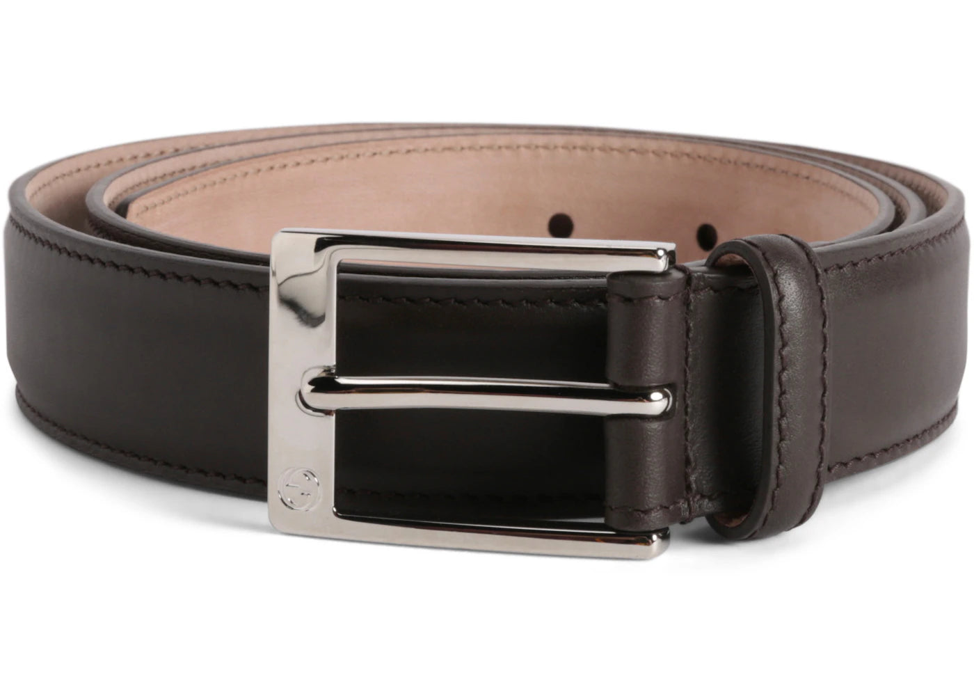 Gucci Belt Square Buckle Brown