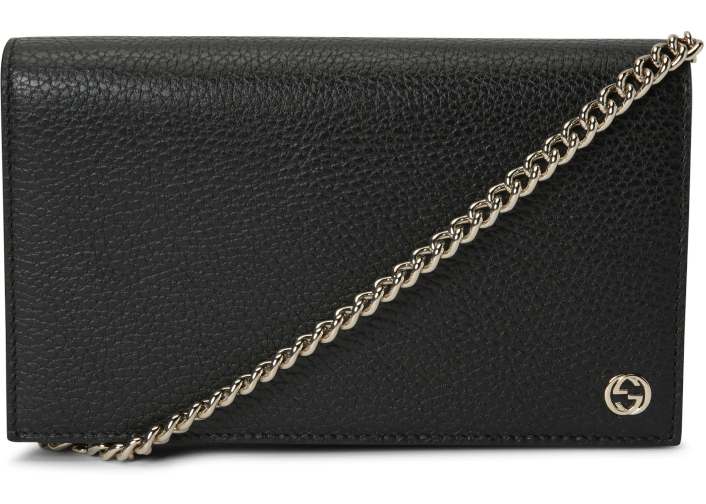 Gucci Betty Chain Wallet Interlocking G Medium Black