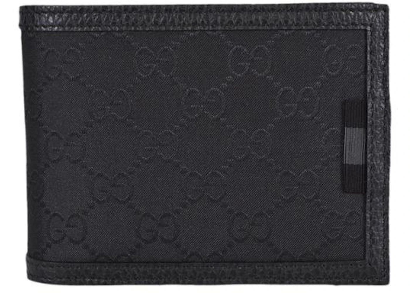 Gucci Bifold Wallet GG Nylon With Insert Black