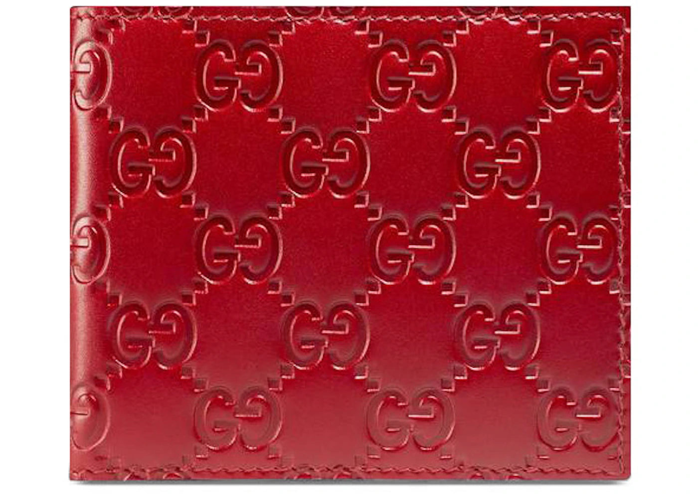 Gucci Bifold Wallet Signature Red