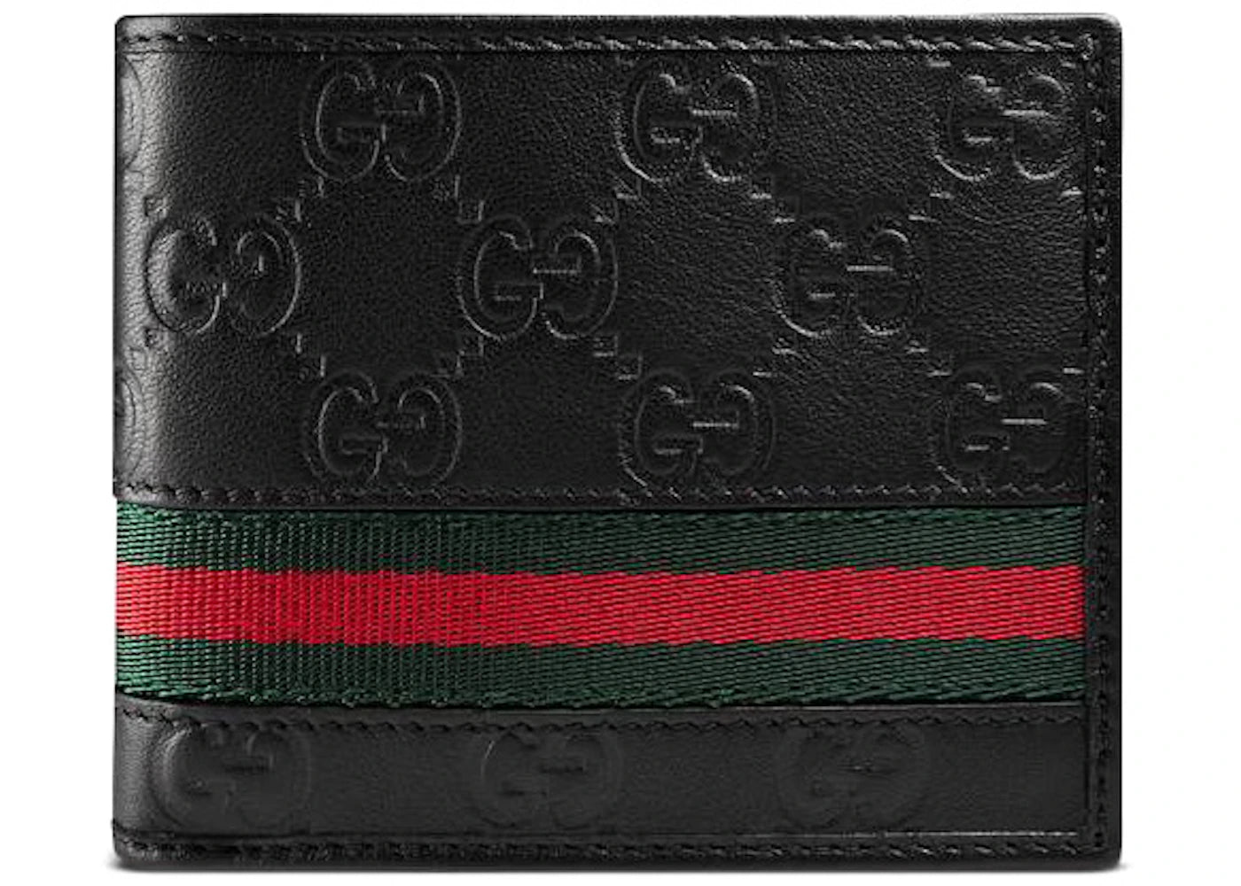 Gucci Bifold Wallet Signature Web Black