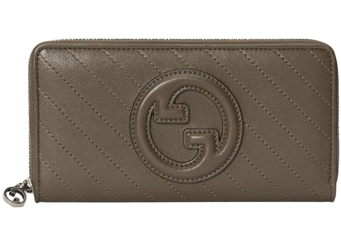 Gucci Blondie Zip-Around Wallet Brown