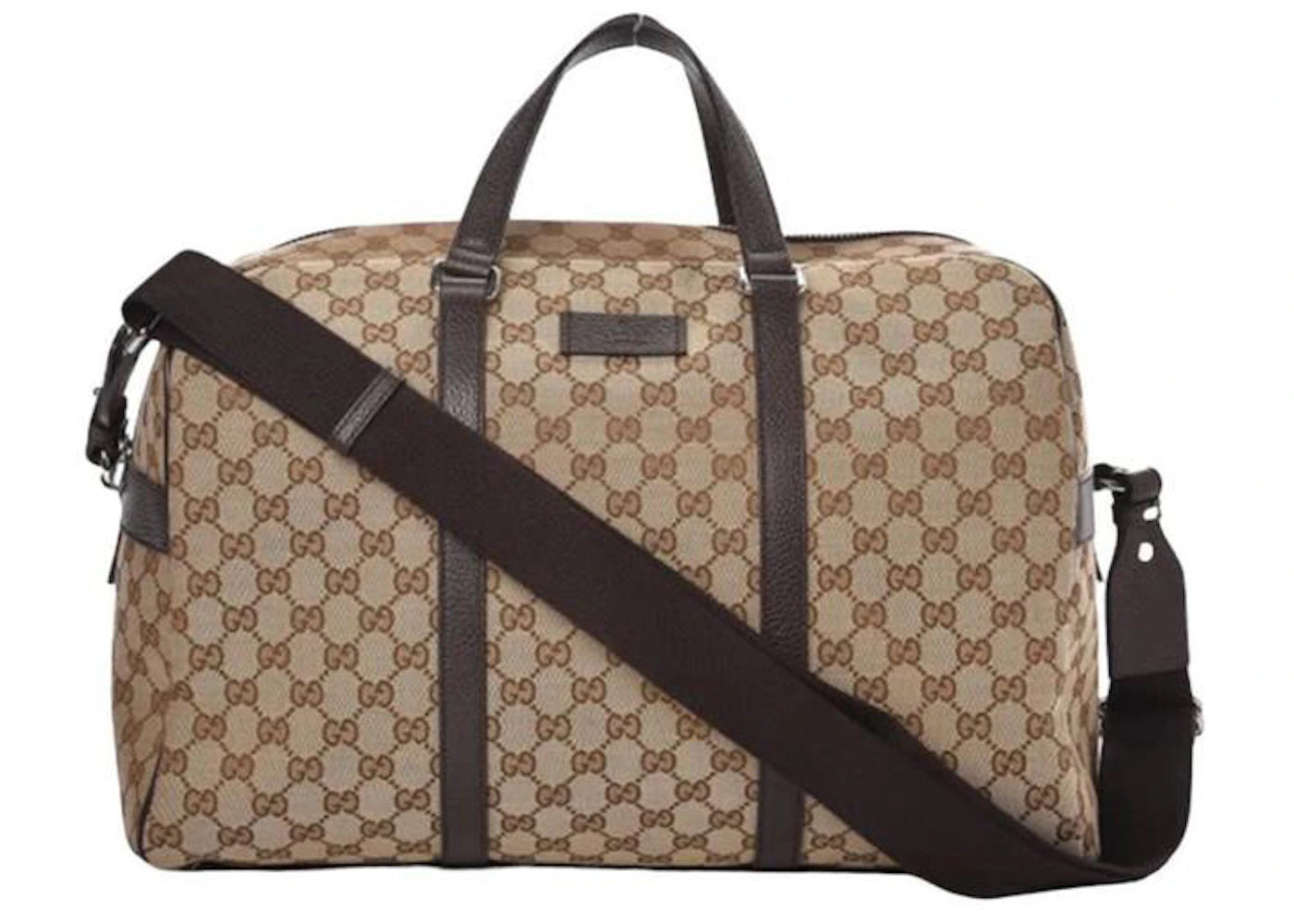 Gucci Boston GG Duffle Bag Beige/Ebony