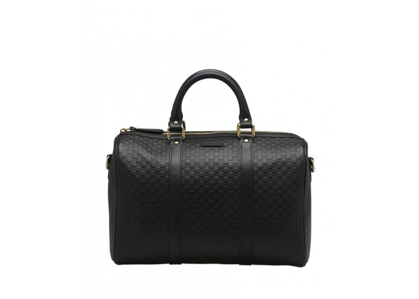 Gucci Boston Bag Satchel Microguccissima Black