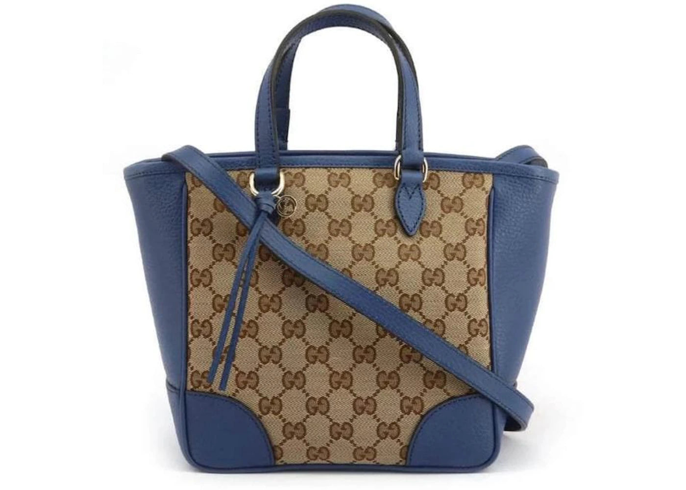 Gucci Bree GG Crossbody Bag Small Guccissima Beige/Blue