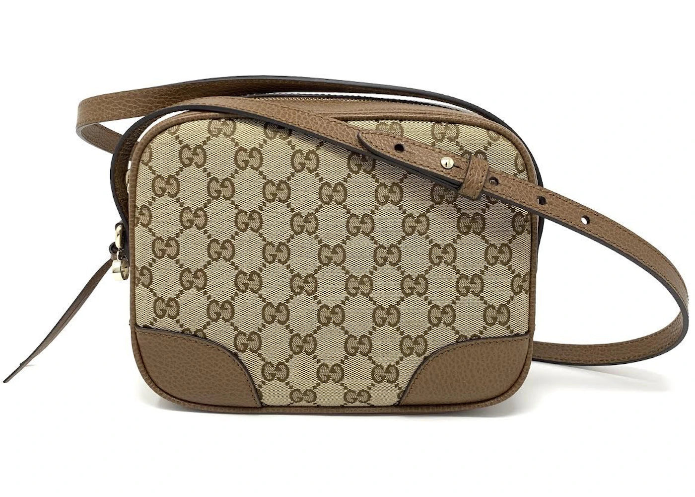 Gucci Bree Messenger GG Supreme Mini Beige/Ebony
